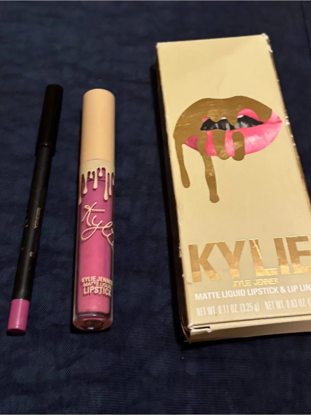 Kylie Cosmetics Matte Liquid Lipstick & Lip Liner — Dusty Rose